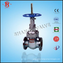 Automatic compensation balanced double flat gate valves wheel handle